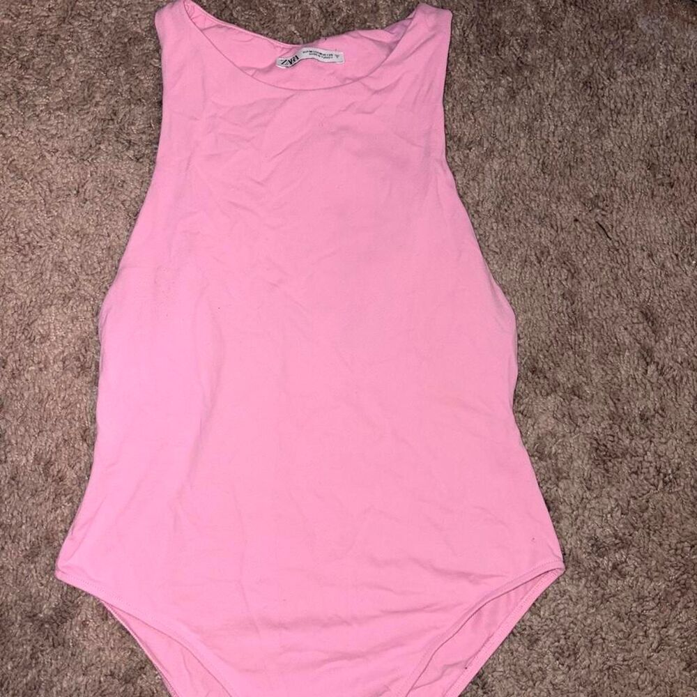 Zara Women's Pink Bodysuit